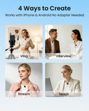 ViSiONMORE M11 Wireless Lavalier Microphone